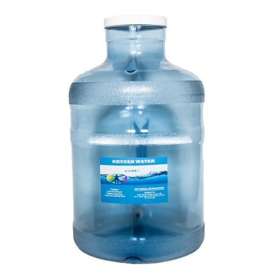 Hydrogen-Rich Oxygenated Alkaline Water (pH 9.5) Bottled in a 5-Gallon Dispenser Jug | Freshly Prepared | Pickup or Delivery Available | Call (469) 814-0036