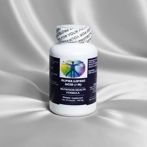 Alpha Lipoic Acid (R-ALA) 500 mg Supplement | Nerve & Liver Antioxidant Support