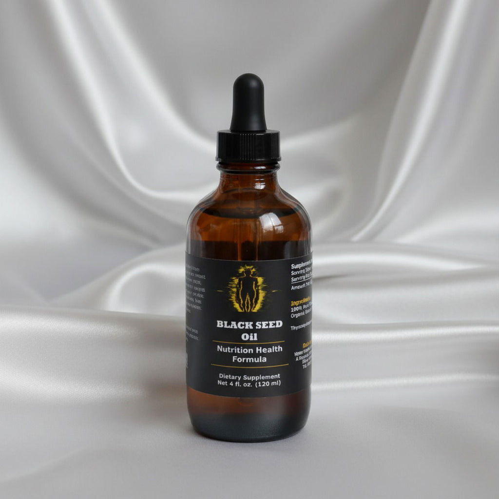 Black Seed Oil Nutrition Health Formula – 45% Thymoquinone | 100% Pure, Organic &amp; Cold-Pressed | Global Wellness Supplement