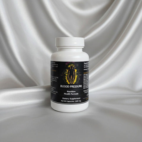 Blood Pressure Nutrition Health Formula | Natural Circulation & Heart Vitality Support | Wild-Crafted Herbal Blend (60 VegCaps, 500 mg) | Worldwide Shipping - Water HealthHolistic Service Center