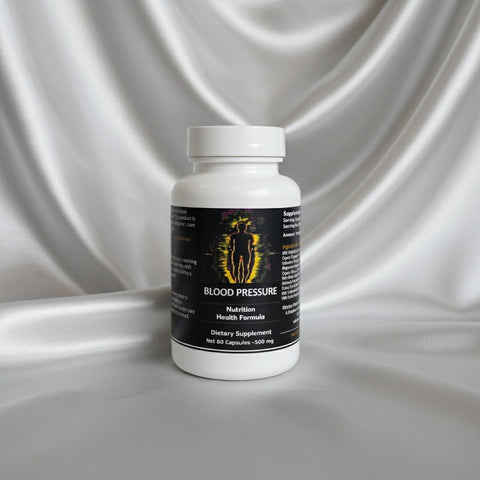 Blood Pressure Nutrition Health Formula | Natural Circulation & Heart Vitality Support | Wild-Crafted Herbal Blend (60 VegCaps, 500 mg) | Worldwide Shipping