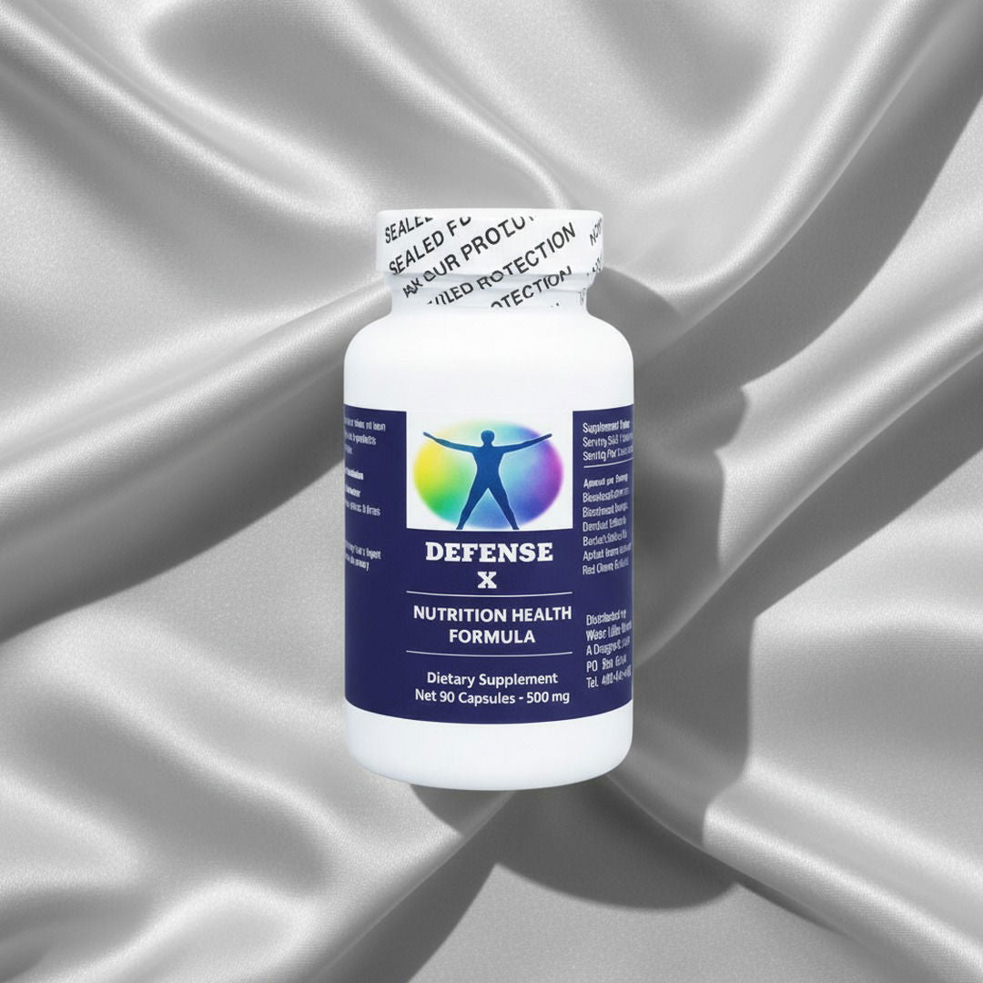 Defense X Immune &amp; Circulation Support Supplement | Plant-Based Herbal Formula - Water HealthHolistic Service Center