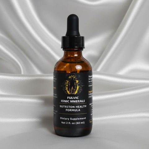 Fulvic Ionic Minerals Nutrition Health Formula| 2 fl. oz | Ancient Soil Nutrients for Energy, Balance & Everyday Vitality